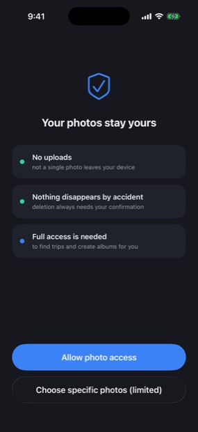 Your photos stay yours
