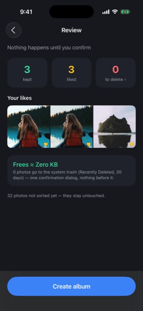 Review before you confirm